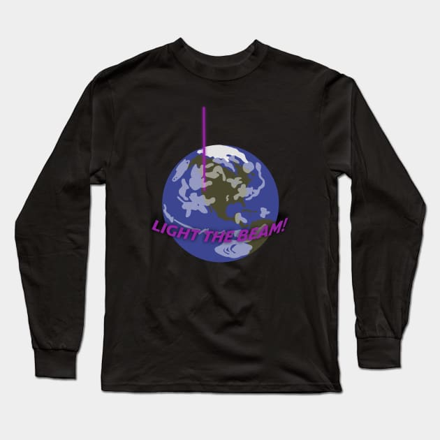 Light The Beam! Long Sleeve T-Shirt by rattraptees